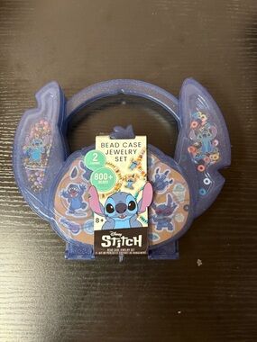 Disney Stitch Bead Jewelry Set 800+ Beads Case NEW Sealed